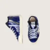 Junior Francy Penstar in blue sequins with white suede star