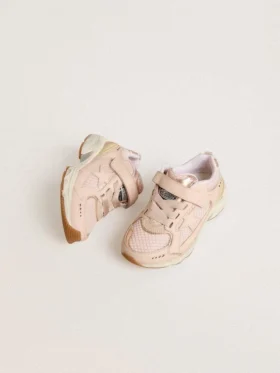 Young Lightstar in pink leather and mesh with pink leather star