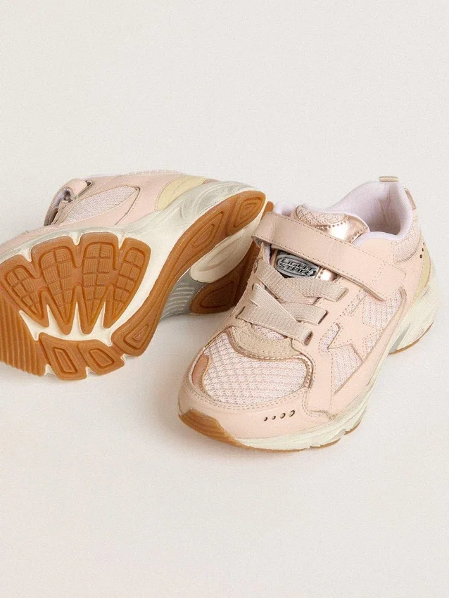 Young Lightstar in pink leather and mesh with pink leather star