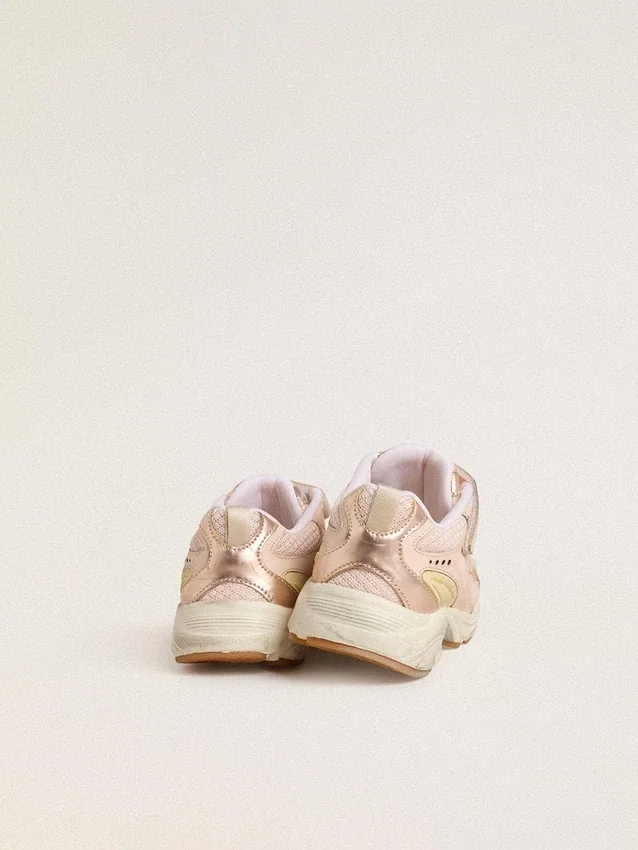 Young Lightstar in pink leather and mesh with pink leather star