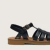 Young Maxime sandals in navy-blue leather