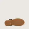 Young Maxime sandals in navy-blue leather