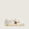 Young Old School in nappa with leopard-print pony skin star and leather inserts