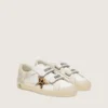 Young Old School in nappa with leopard-print pony skin star and leather inserts