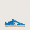 Young Super-Star in bright blue suede with white leather star