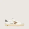 Young Super-Star with gold glitter star and silver metallic leather heel tab