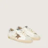 Young Super-Star with gold glitter star and silver metallic leather heel tab